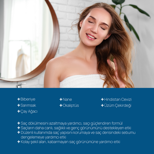 Doğal İçerikli Dökülme Karşıtı Şampuan Yağlı Saçlar - 300 ml