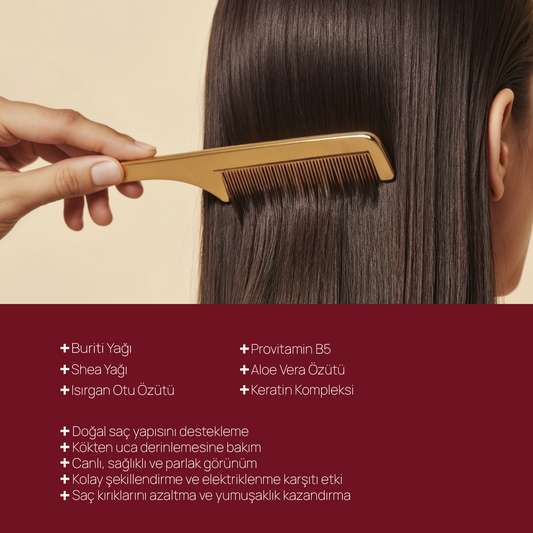 Doğal İçerikli Canlandırıcı Saç Kremi - 300 ml