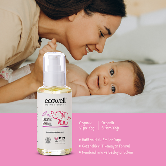 Sertifikalı Organik Bebek Yağı - 100 ml
