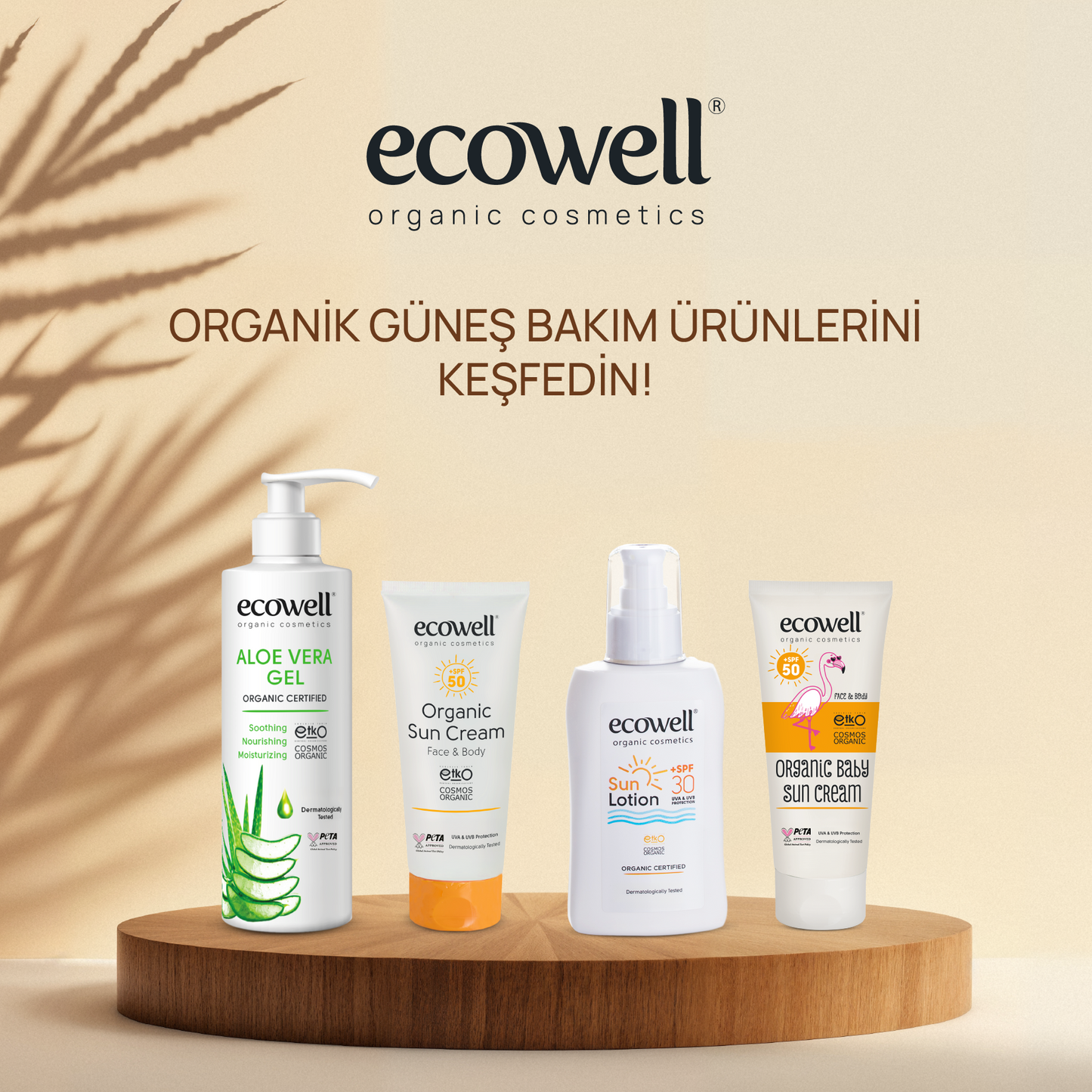 Sertifikalı Organik Güneş Losyonu SPF 30 - 150 ml