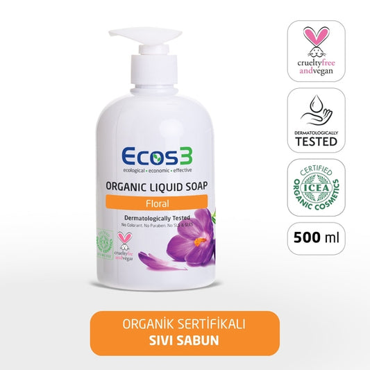 Sıvı Sabun - Floral - 500 ml - EcoShop