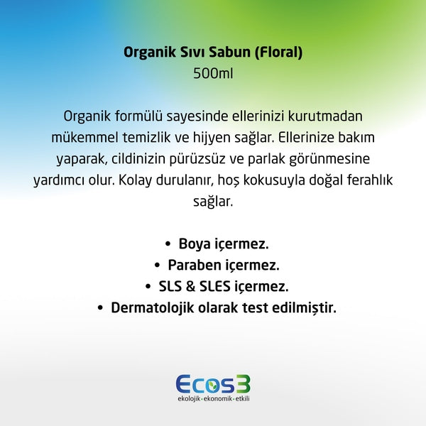 Sıvı Sabun - Floral - 500 ml - EcoShop