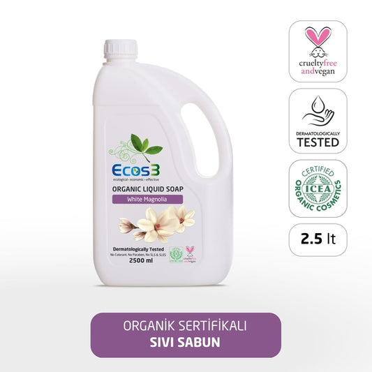 Sıvı Sabun - Beyaz Manolya - 2.5 lt - EcoShop