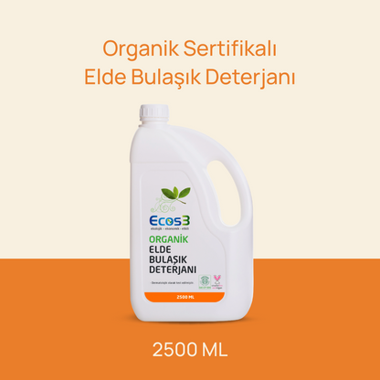 Sertifikalı Organik Elde Bulaşık Deterjanı - 2.5 lt
