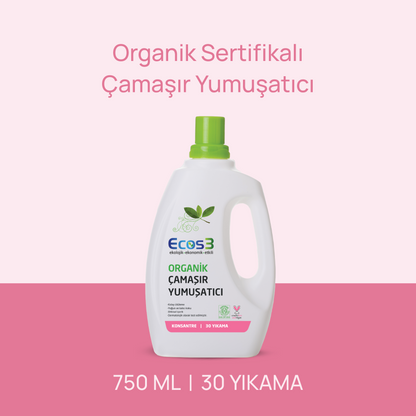 Sertifikalı Organik Çamaşır Yumuşatıcı - 750 ml