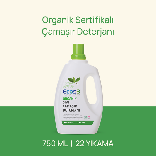 Sertifikalı Organik Çamaşır Deterjanı - 750 ml
