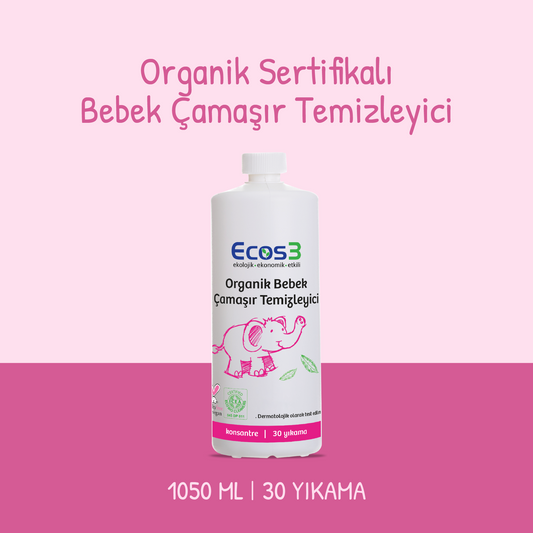 Sertifikalı Organik Bebek Çamaşır Temizleyici - 1050 ml
