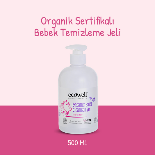 Sertifikalı Organik Bebek Temizleme Jeli - 500 ml