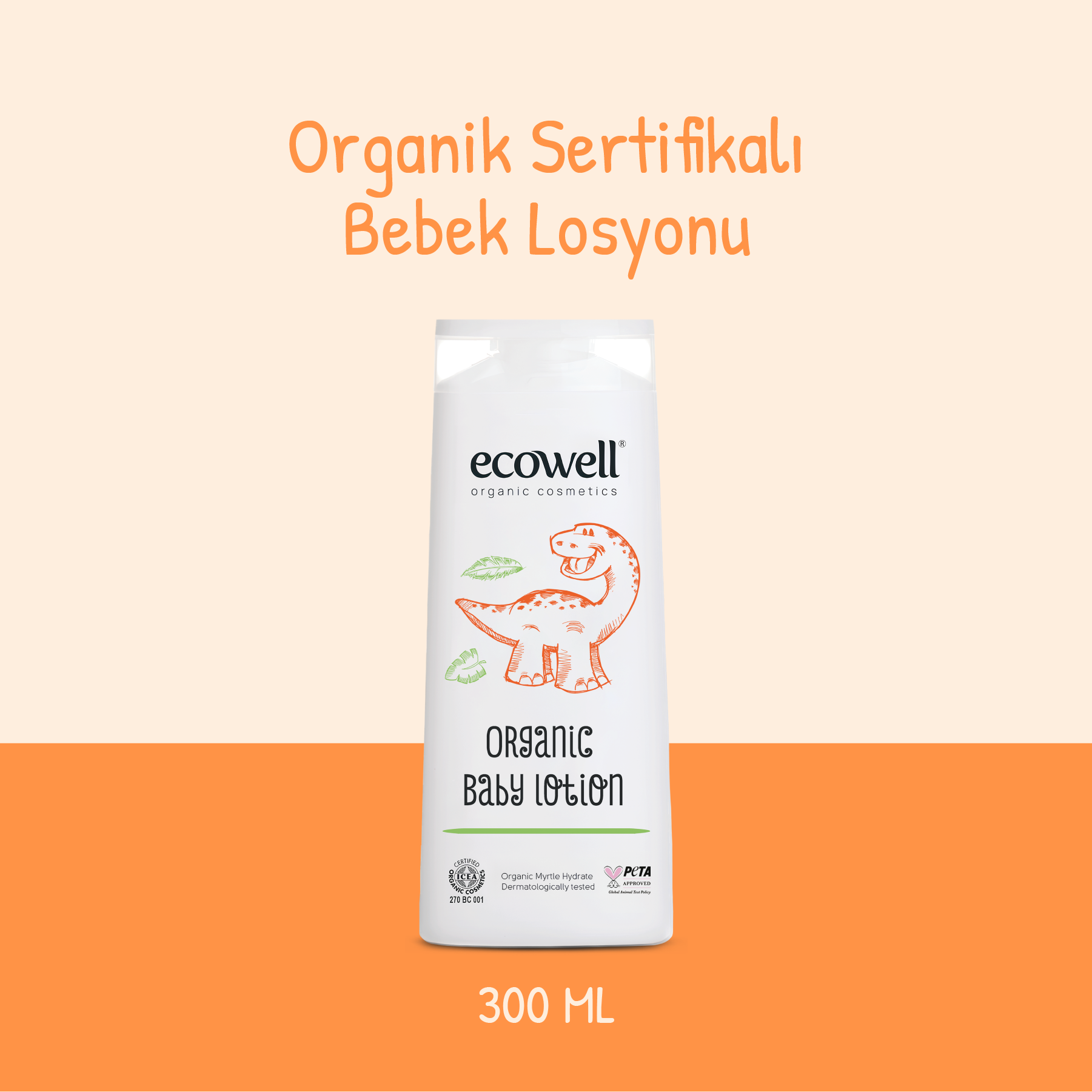 Sertifikalı Organik Bebek Losyonu - 300 ml