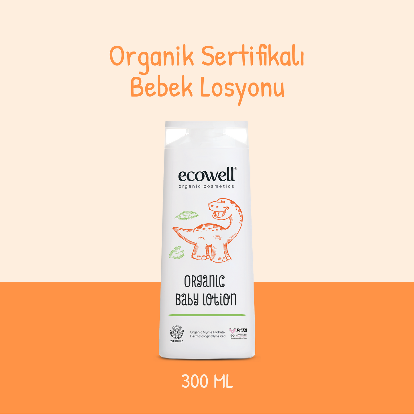 Sertifikalı Organik Bebek Losyonu - 300 ml