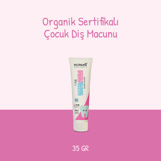 Sertifikalı Organik Çocuk Diş Macunu - 35 gr