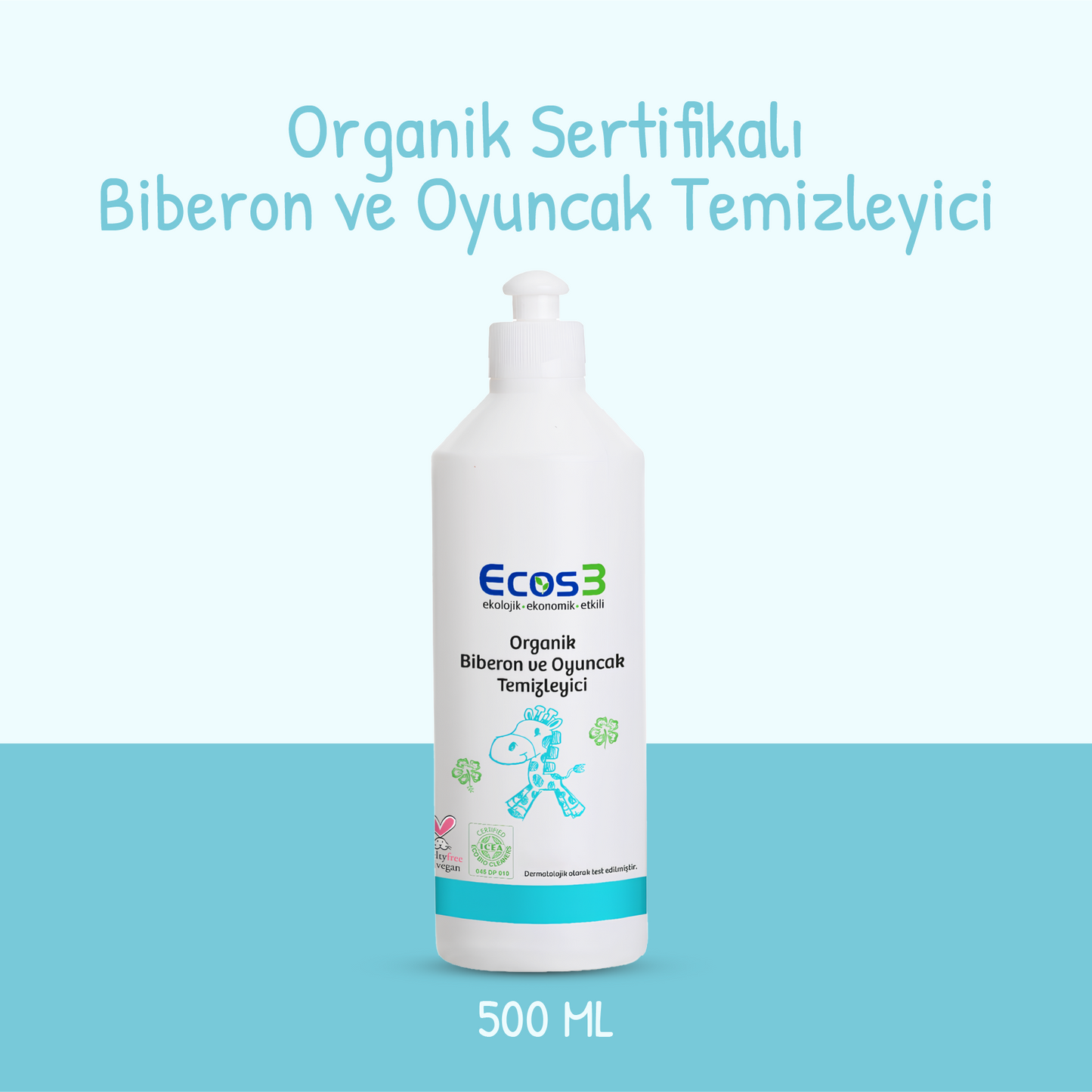 Sertifikalı Organik Biberon Ve Oyuncak Temizleyici - 500 ml