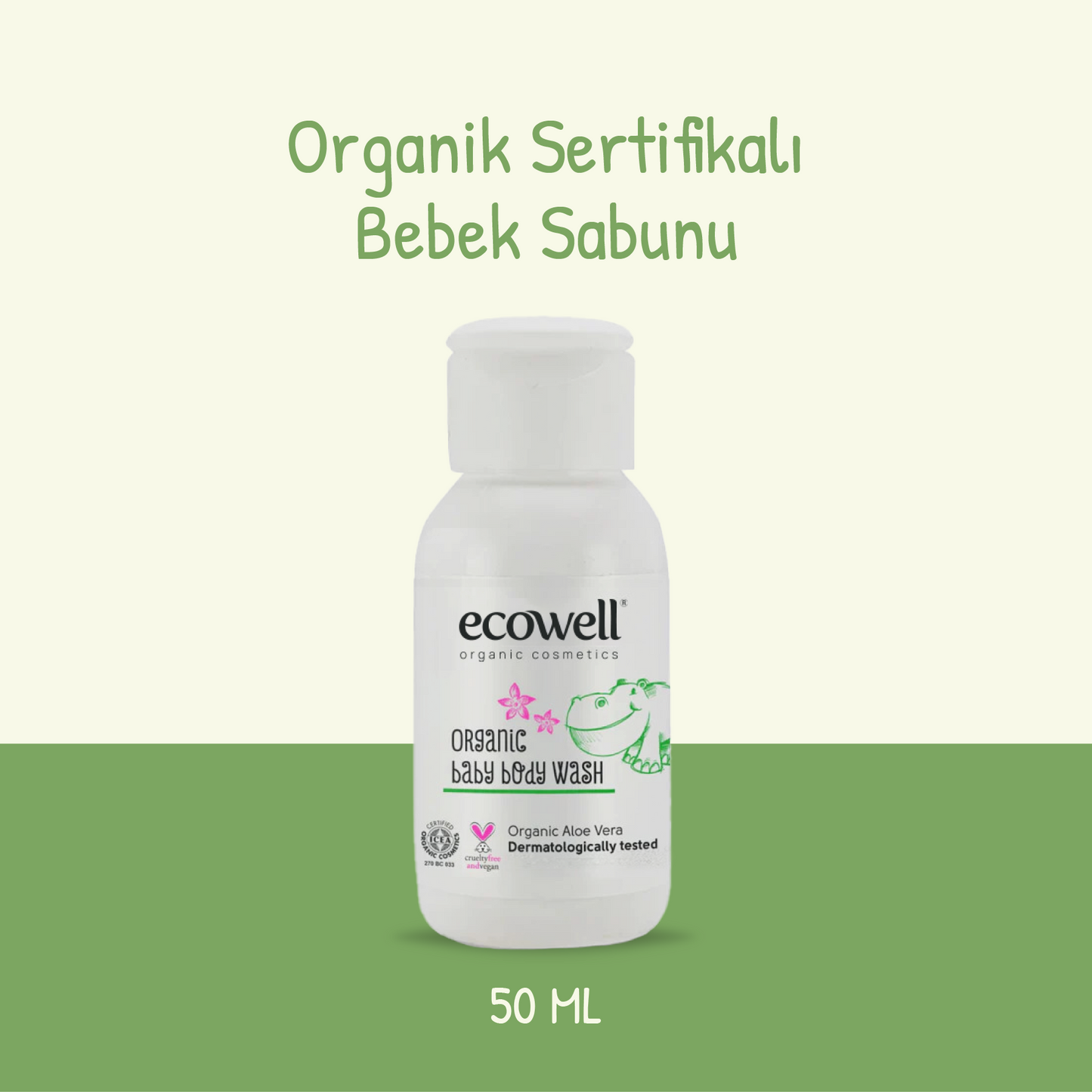 Sertifikalı Organik Bebek Sabunu - 50 ml