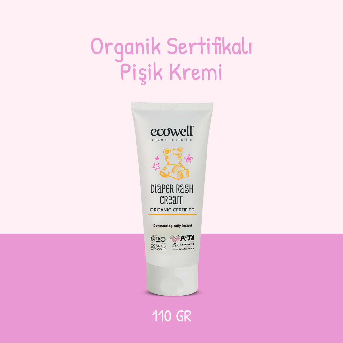 Sertifikalı Organik Pişik Kremi - 110 gr