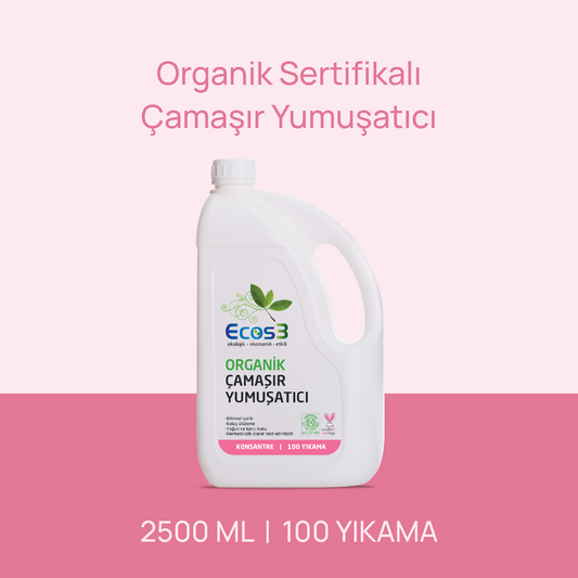 Sertifikalı Organik Çamaşır Yumuşatıcı - 2.5 lt