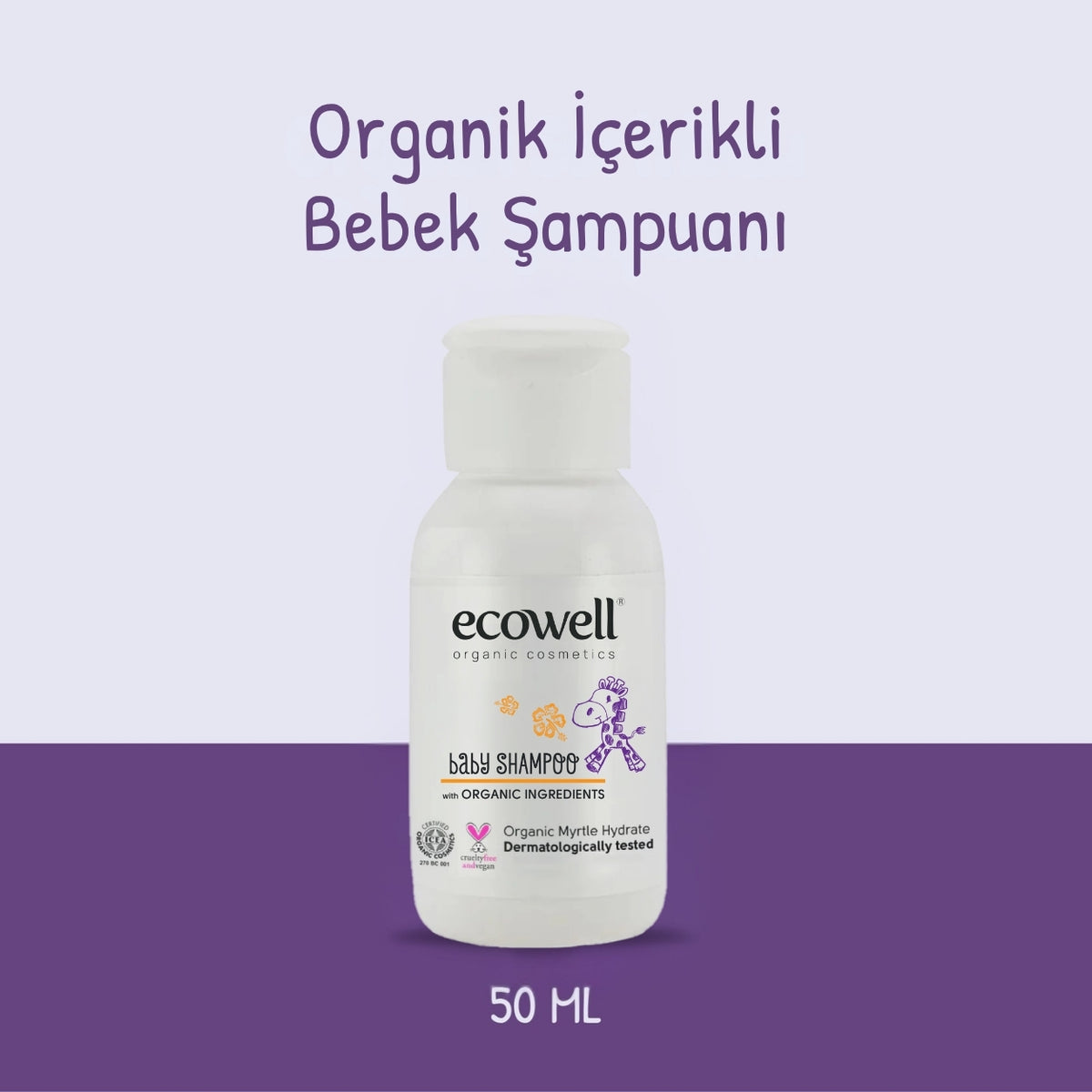 Organik İçerikli Bebek Şampuanı - 50 ml