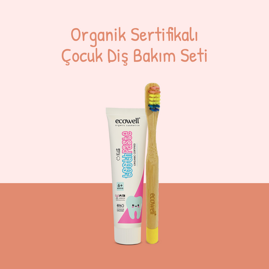 Sertifikalı Organik Çocuk Diş Bakım Seti