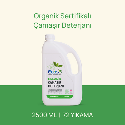 Sertifikalı Organik Çamaşır Deterjanı - 2.5 lt