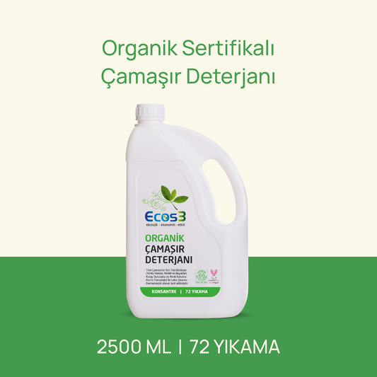 Sertifikalı Organik Çamaşır Deterjanı - 2.5 lt