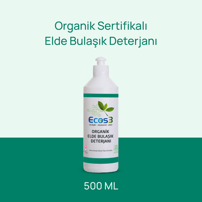 Sertifikalı Organik Elde Bulaşık Deterjanı - 500 ml