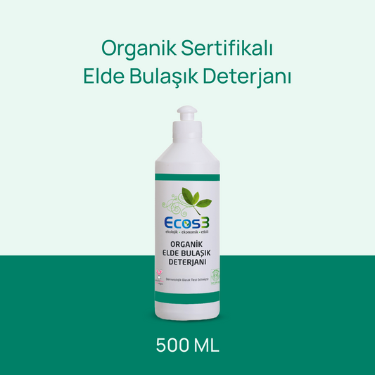 Sertifikalı Organik Elde Bulaşık Deterjanı - 500 ml