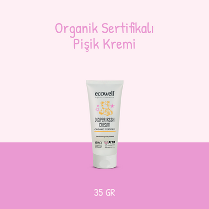 Sertifikalı Organik Pişik Kremi - 35 gr