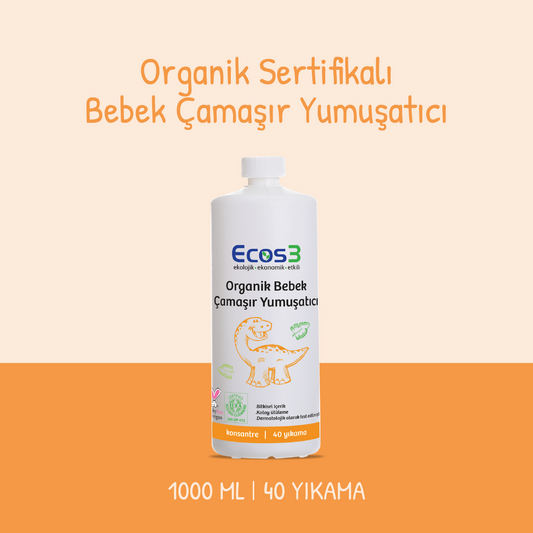 Sertifikalı Organik Bebek Çamaşır Yumuşatıcı - 1000 ml
