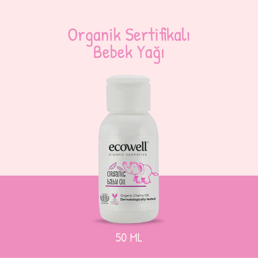 Sertifikalı Organik Bebek Yağı - 50 ml