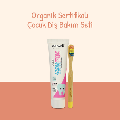 Sertifikalı Organik Çocuk Diş Bakım Seti