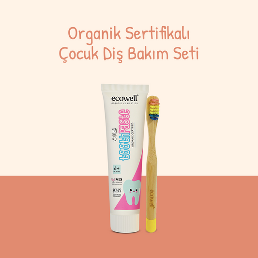 Sertifikalı Organik Çocuk Diş Bakım Seti