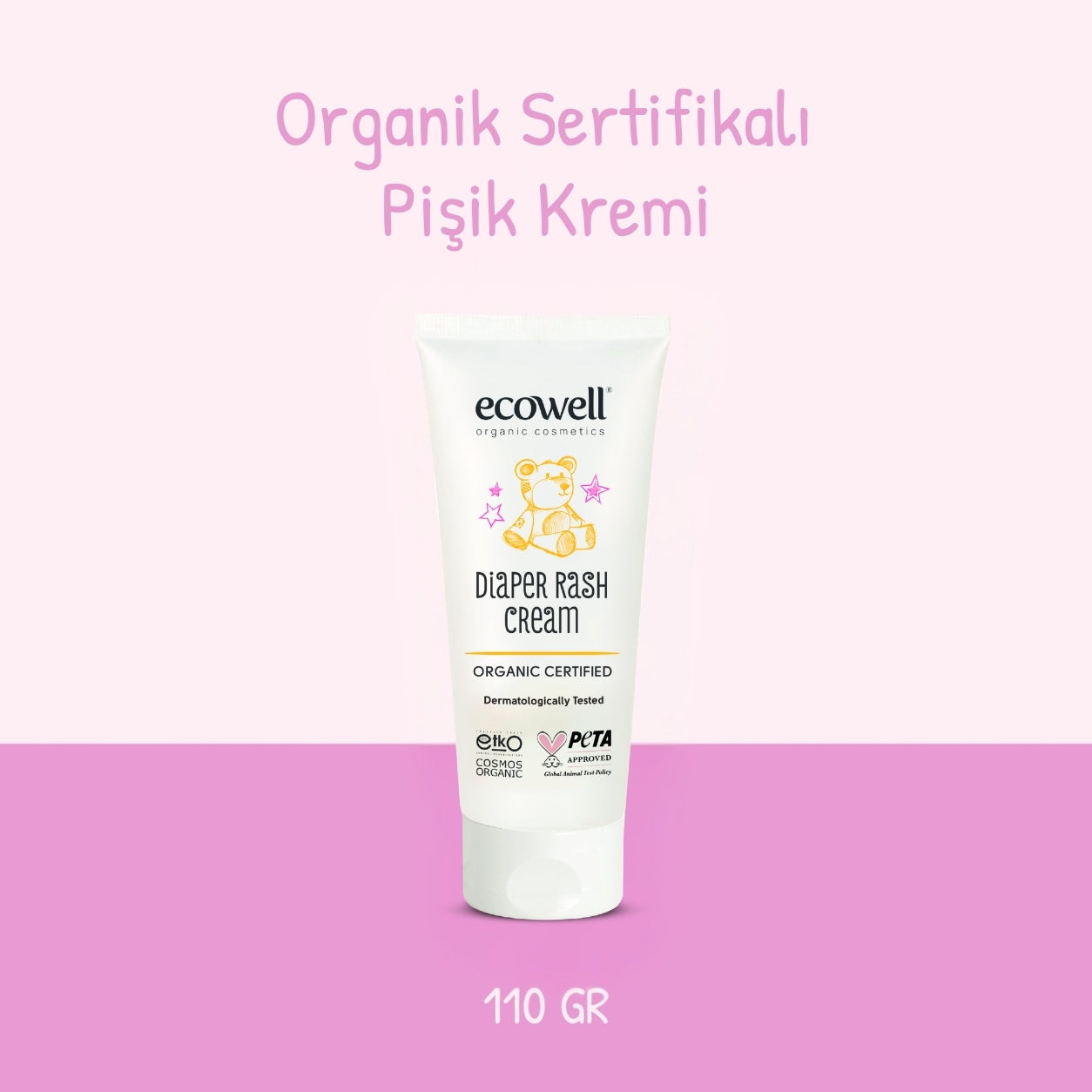 Organik Sertifikalı Pişik Kremi - 110 gr