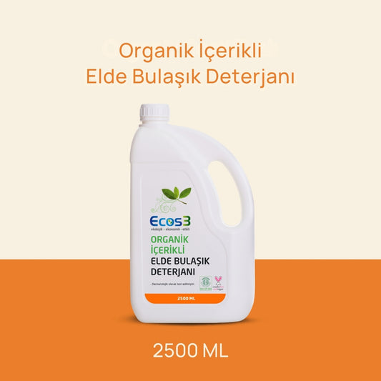 Ecos3 Organik İçerikli Elde Bulaşık Deterjanı 2,5 L