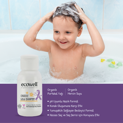 Sertifikalı Organik Bebek Şampuanı - 50 ml