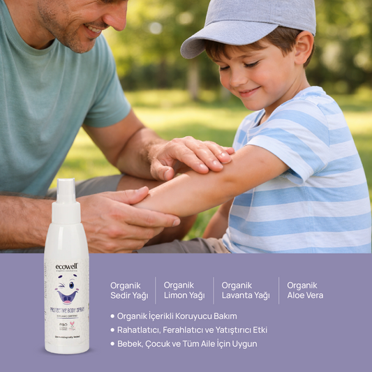Sertifikalı Organik Vücut Koruyucu Sprey - 125 ml