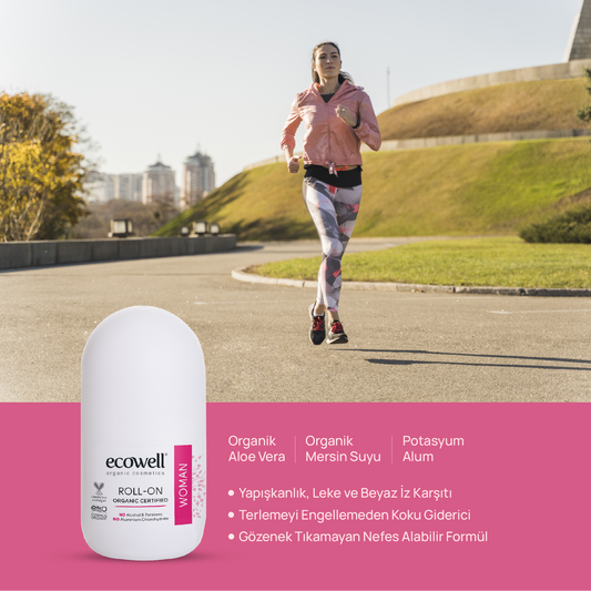 Sertifikalı Organik Kadın Deodorant Roll-on - 75 ml