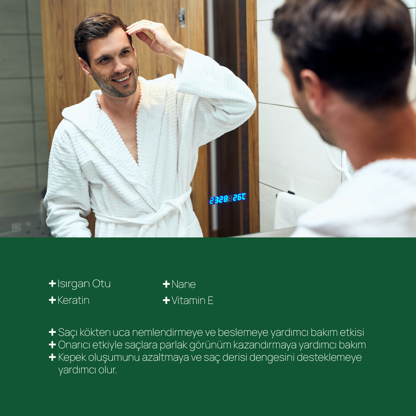 Doğal İçerikli Kepek Karşıtı Şampuan - 300 ml