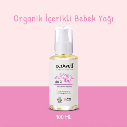 Organik İçerikli Bebek Yağı - 100 ml