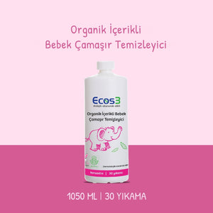Ecos3 Organik İçerikli Bebek Çamaşır Temizleyici 1050 mL (30 Yıkama)