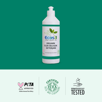 Sertifikalı Organik Elde Bulaşık Deterjanı - 500 ml