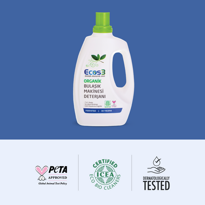 Sertifikalı Organik Bulaşık Makinesi Deterjanı - 750 ml