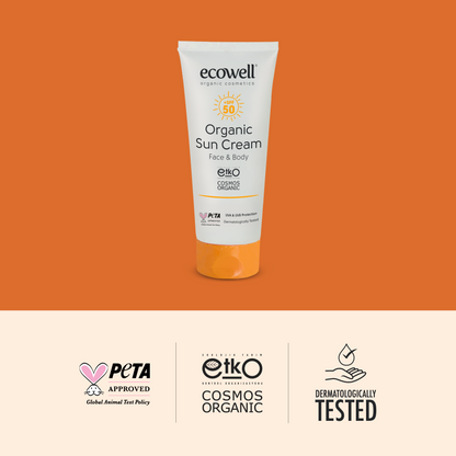 Sertifikalı Organik Güneş Kremi SPF 50 - 110 gr