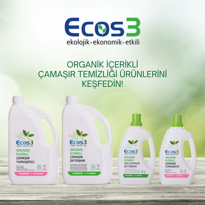 Ecos3 Organik İçerikli Çamaşır Yumuşatıcı 750 mL (30 Yıkama)