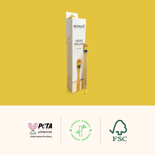 FSC Sertifikalı Bambu Çocuk Diş Fırçası