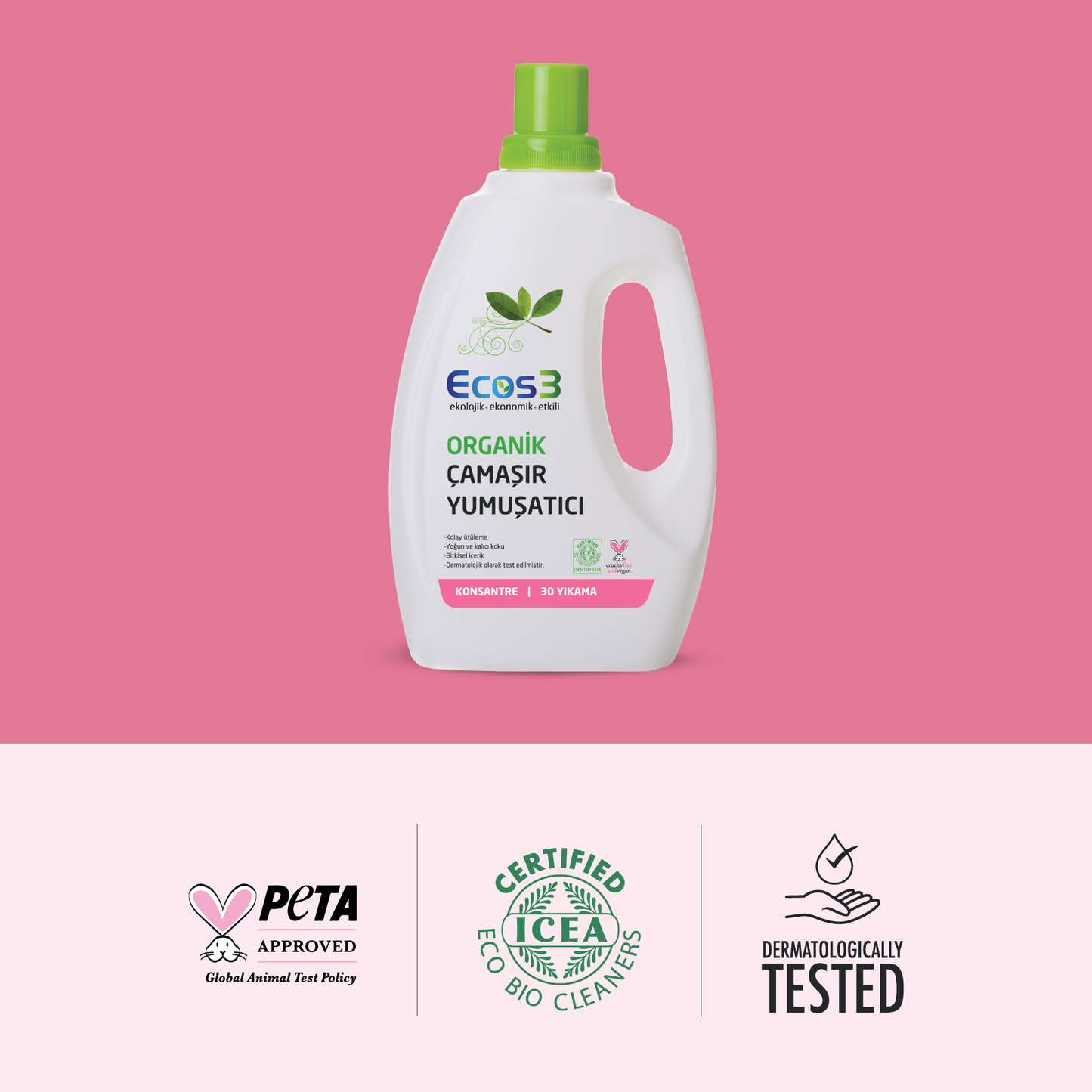 Sertifikalı Organik Çamaşır Yumuşatıcı - 750 ml