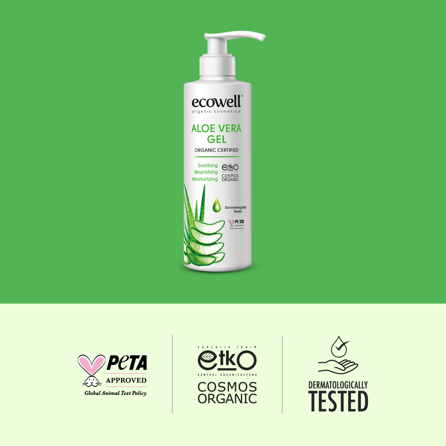 Sertifikalı Organik Aloe Vera Jel - 200 ml