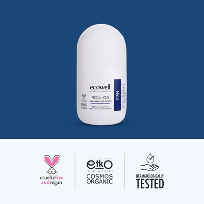 Sertifikalı Organik Erkek Deodorant Roll-on - 75 ml