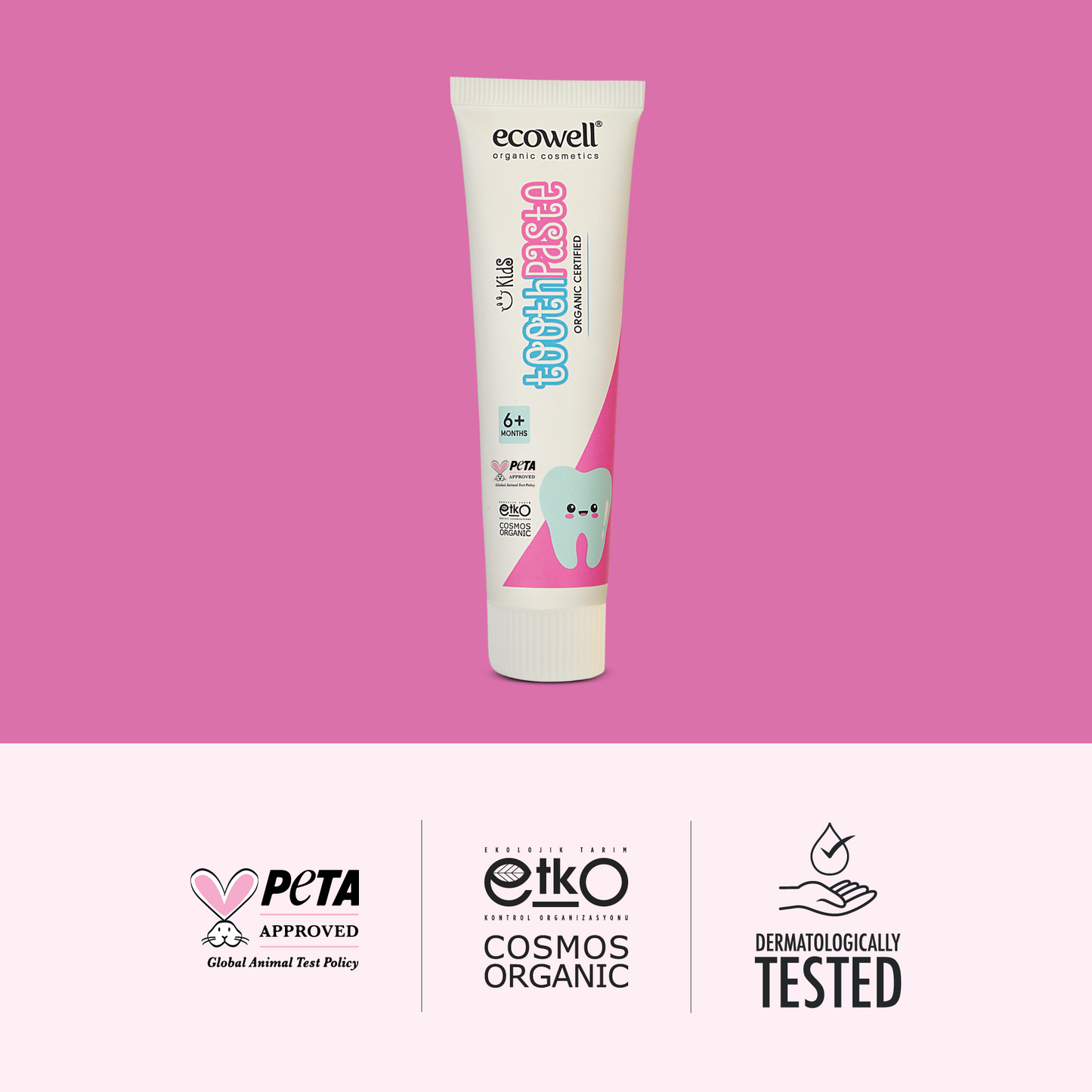 Sertifikalı Organik Çocuk Diş Macunu - 75 gr