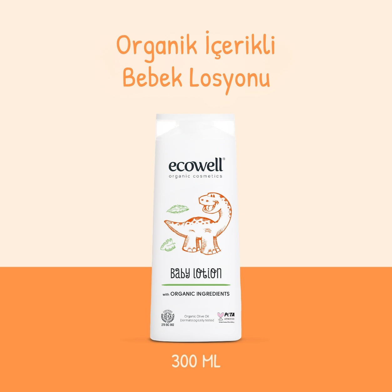 Organik İçerikli Bebek Losyonu - 300 ml