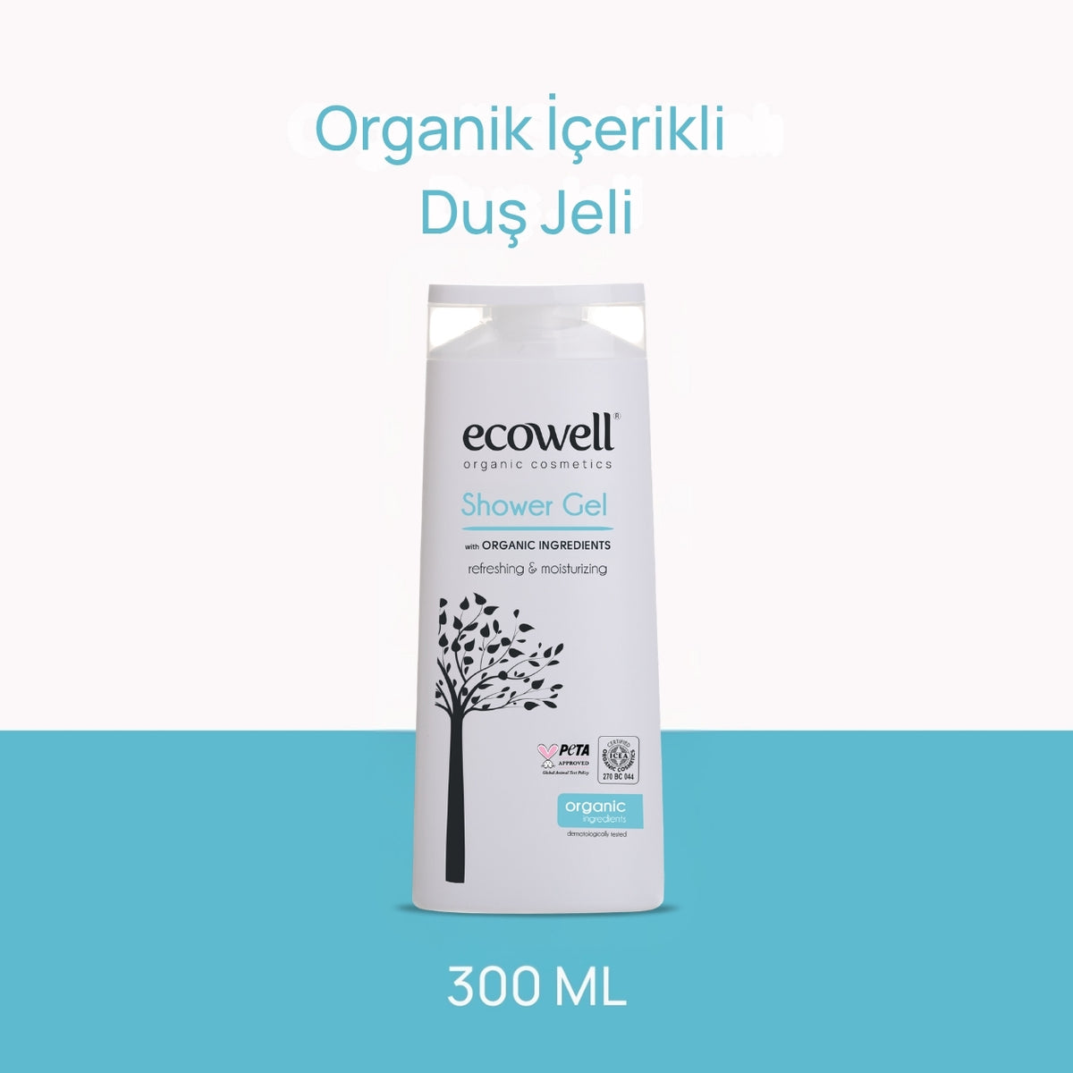 Organik İçerikli Duş Jeli - 300 ml