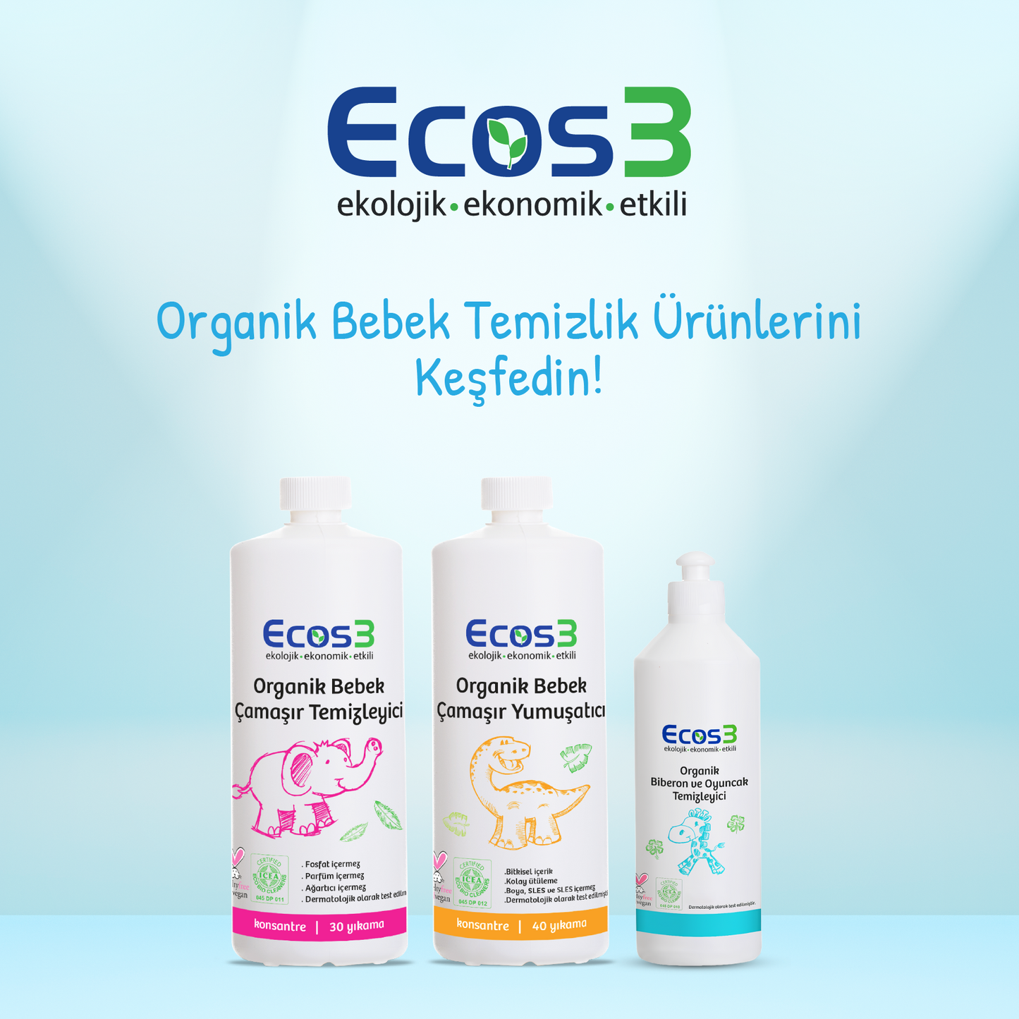 Sertifikalı Organik Bebek Çamaşır Yumuşatıcı - 1000 ml